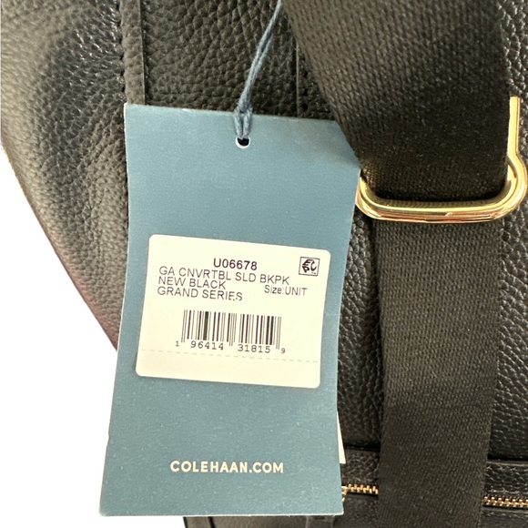 NWT Cole Hann Grand Ambition Convertible Backpack unisex - Picture 13 of 15